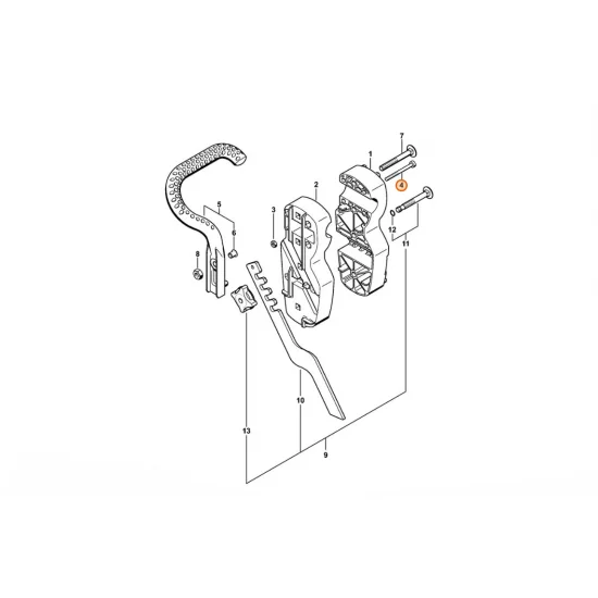 STIHL  Śruba z łbem cylindrycznym IS-M6x55 9022 341 1450